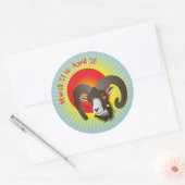 Aries March 21 to April 20 Sticker (Umschlag)