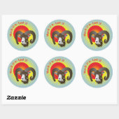 Aries March 21 to April 20 Sticker (Blatt)