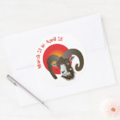 Aries March 21 to April 20 Sticker (Umschlag)