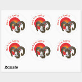 Aries March 21 to April 20 Sticker (Blatt)