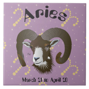 Aries March 21 to April 20 Tile Fliese