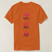 Aries Mars Fire T-Shirt (Design vorne)