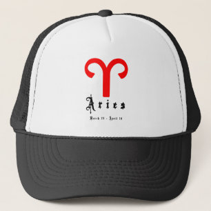 Aries, März 21 - April 19 Truckerkappe