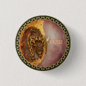 Aries März 21. bis 20. April Horoskop Button (Vorderseite)