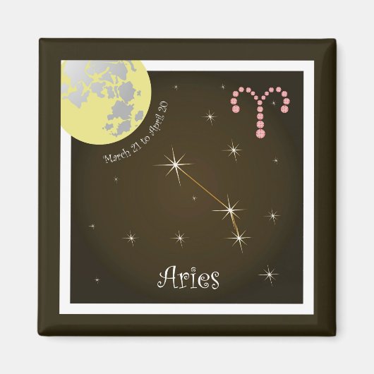 Äries März 21 bis 20. April Magnet (Vorne)