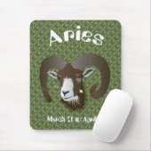 Aries März 21 bis 20. April Mauspad (Mit Mouse)