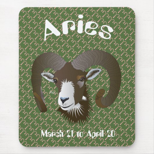 Aries März 21 bis 20. April Mauspad (Vorne)