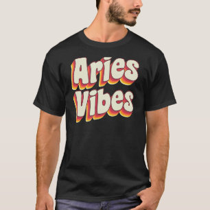 Aries März April Geburtstag Retro Astrologie Aries T-Shirt