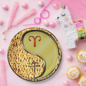 Aries & Metal Horse Pappteller (Party)