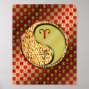 Äries & Metal Rat Poster