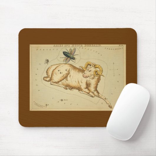 Aries Mouse Pad Mousepad (Mit Mouse)