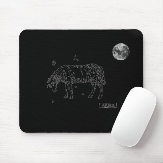 Aries Mouse Pad Mousepad (Mit Mouse)
