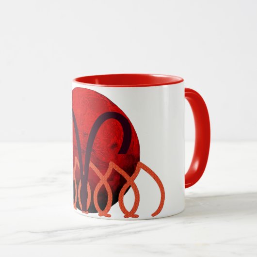 Aries Mug Tasse (VorderseiteRechts)