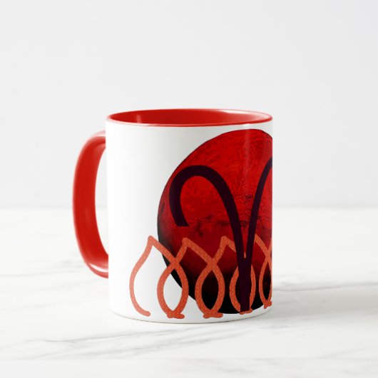 Aries Mug Tasse (Vorderseite Links)