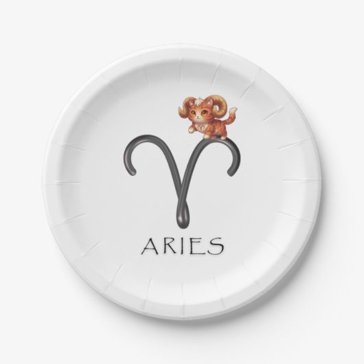 Aries-Party-Teller Pappteller (Vorderseite)