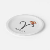 Aries-Party-Teller Pappteller (Schrägansicht)