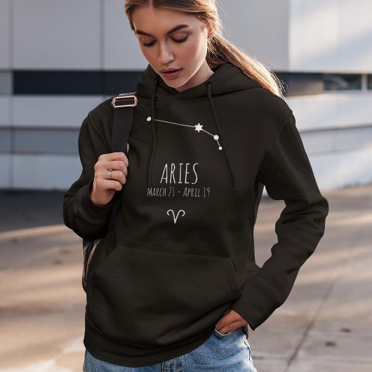 Aries | Personalisiert Zodiac Constellation Hoodie