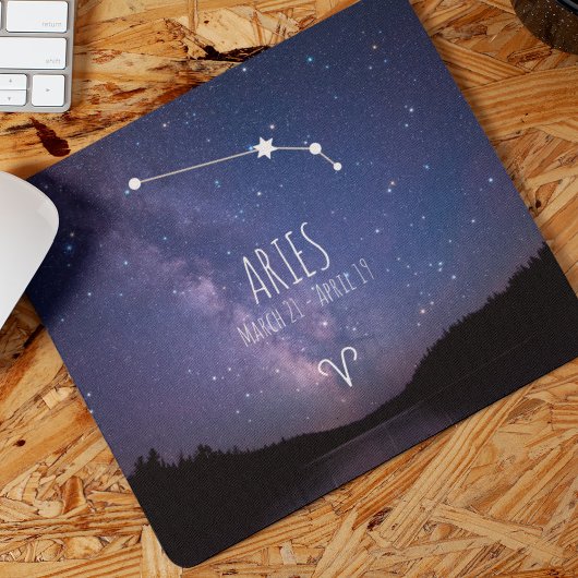 Aries | Personalisierte Sternbilder Mousepad