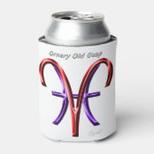 Aries Pisces Ornery Cusp Astrologie Zodiac-Zeichen Dosenkühler (Kanne Vorderseite)