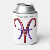 Aries Pisces Ornery Cusp Astrologie Zodiac-Zeichen Dosenkühler (Kanne Rückseite)