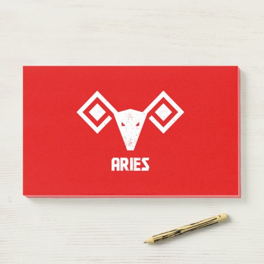 Aries Post-it Klebezettel (Auf Schreibtisch)