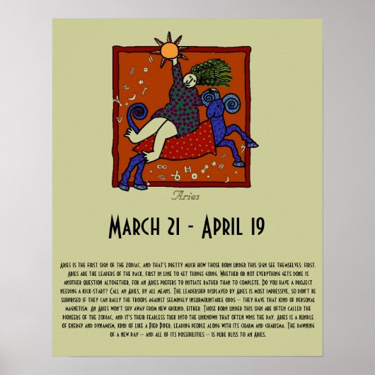 Aries Poster (Vorne)