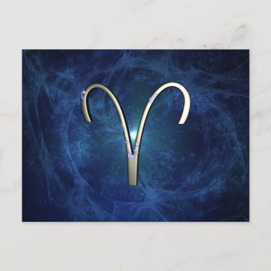 Aries Postkarte (Vorderseite)