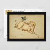 Aries Postkarte (Vorne/Hinten)