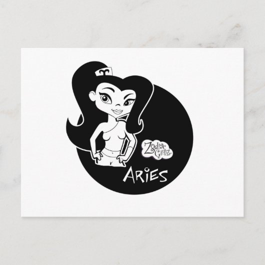 Aries Postkarte (Vorderseite)