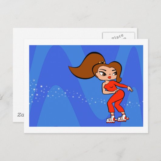 Aries Postkarte (Vorne/Hinten)