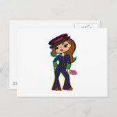 Aries Postkarte (Vorne/Hinten)