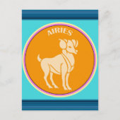 Aries Postkarte (Vorderseite)