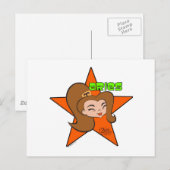 Aries Postkarte (Vorne/Hinten)