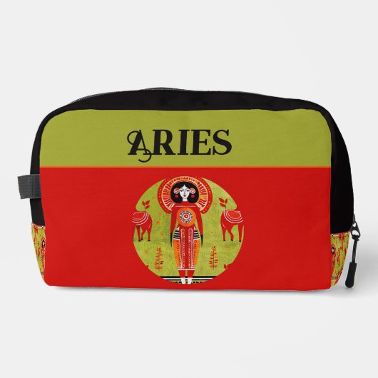 Aries Princess Schneiden Nähtasche Waschbeutel (Vorderseite)