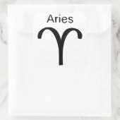 Aries Quadratischer Aufkleber (Tasche)