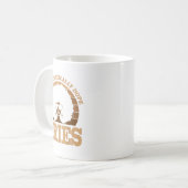 Aries Queen Afro Hair Black Woman Zodiac Sign Kaffeetasse (Vorderseite Links)