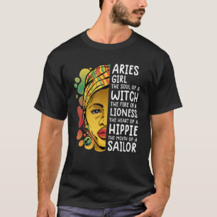 Aries Queen for Women Astrologie Zodiac Aries Girl T-Shirt