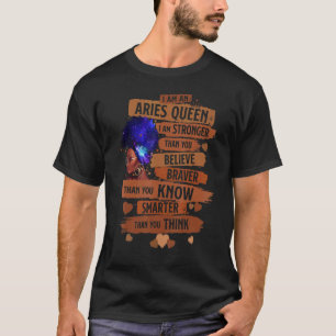 Aries Queen ich bin ein stärkerer Geburtstag für d T-Shirt