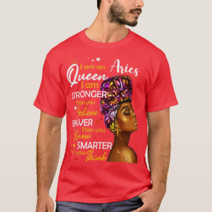 Aries Queen Sweet As Candy Birthday Gift For Black T-Shirt