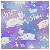 Aries Ram Constellation Stars Geburtstagsmuster Stoff (Muster)