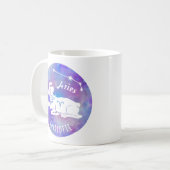 Aries Ram Constellation Stars Individuelle Name Ge Kaffeetasse (Vorderseite Links)