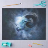 Aries Ram Decoupage Seidenpapier (Basteln)