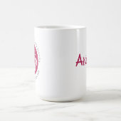 Aries Ram Logo Zodiac Star Signature Astrologie Ka Kaffeetasse (Mittel)