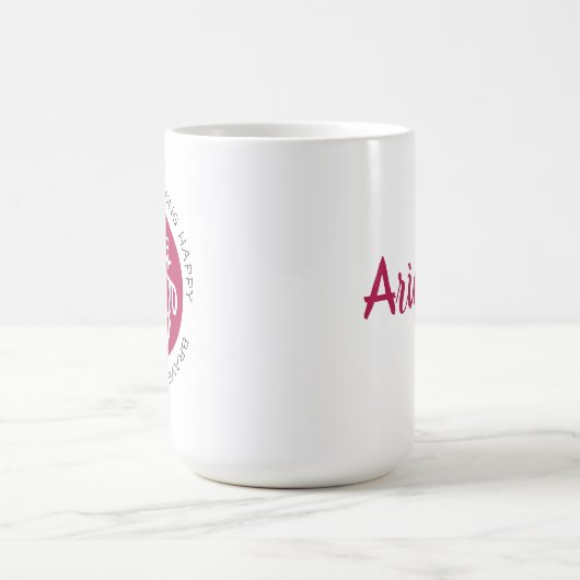 Aries Ram Logo Zodiac Star Signature Astrologie Ka Kaffeetasse (Mittel)