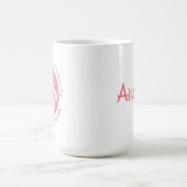 Aries Ram Logo Zodiac Star Signature Astrologie Kaffeetasse (Mittel)