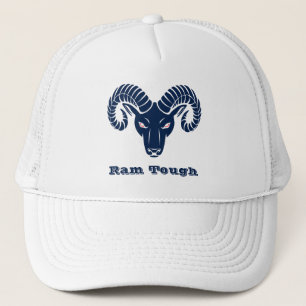 Aries Ram Patriotic Blue Pearl Truckerkappe
