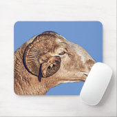 Aries Ram Sheep Farm Animal Art Mousepad (Mit Mouse)