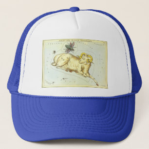 Aries Ram, Vintage Konstellation, Urania-Spiegel Truckerkappe