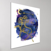 Aries Ram-Zeichen des Zodiac Custom Geburtsdatum Foliendrucke (Ablage )