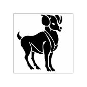 aries ram zodiac art Briefmarke Gummistempel (Prägung)